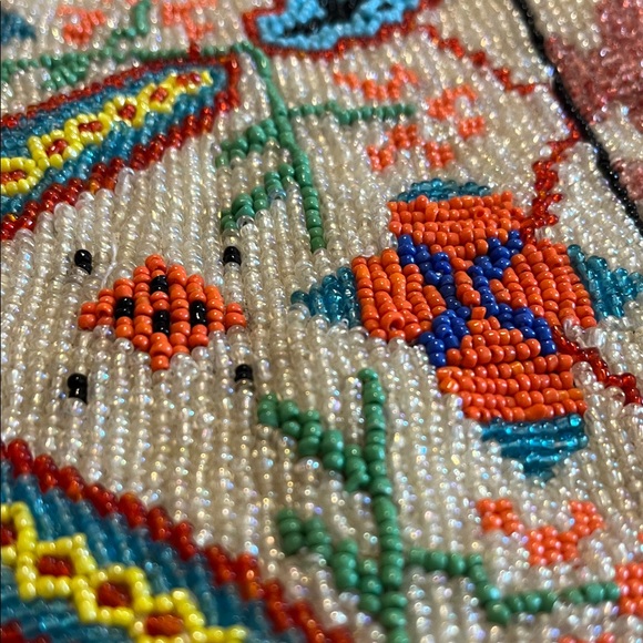 CHRISTIANA Beaded Purse Crossbody Vintage Retro Collectible Bag - Picture 14 of 16